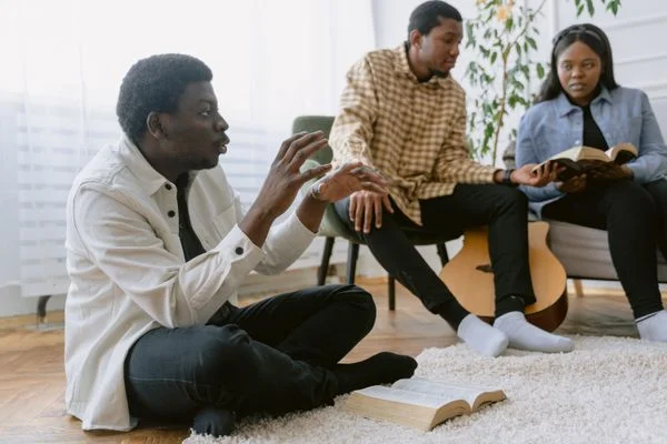 A small group meeting in a home during the week for study and prayer.